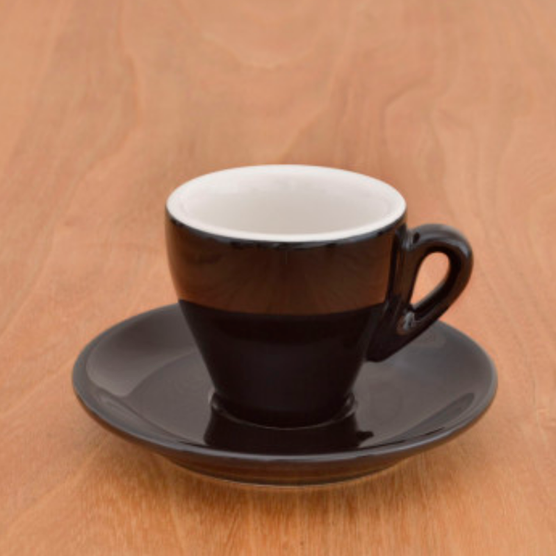 Tazas Espresso Milano Negro (Set de 6)