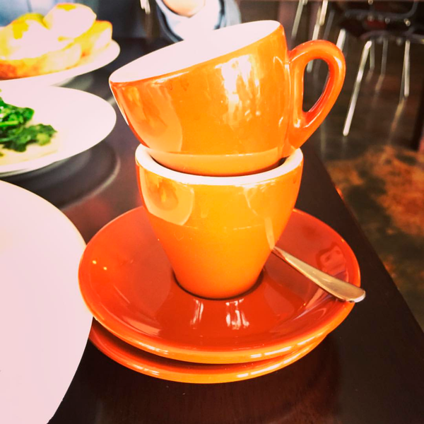 Tazas Espresso Milano Naranja (Set de 6)