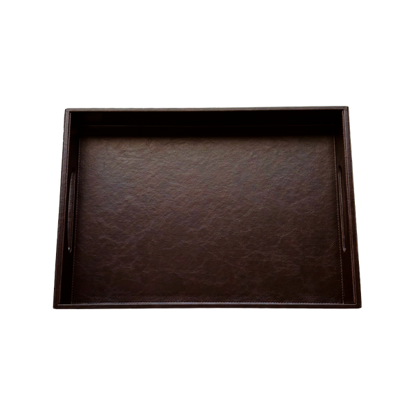 Bandeja Rectangular Grande Marrón Deria