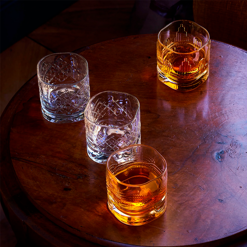 Dandy Whiskey Glasses Assorted La Rochère (Set x 4)