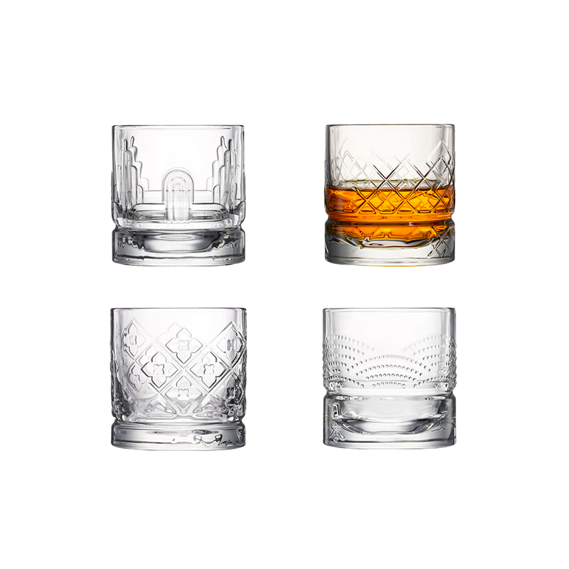 Dandy Whiskey Glasses Assorted La Rochère (Set x 4)