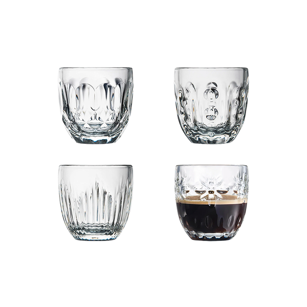 Troquet Assorted Espresso Cup La Rochère (Set x 4)