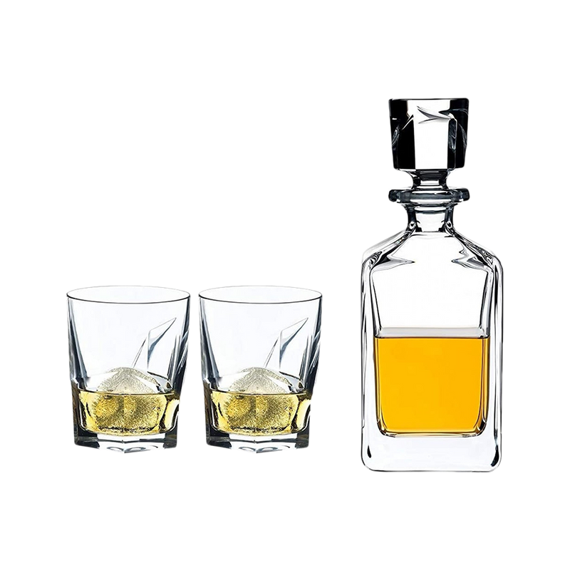 Vasos de Whisky y Decantador Louis Riedel