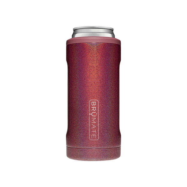 Brümate Hopsulator Slim Glitter Merlot 12oz