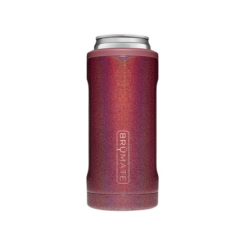 Brümate Hopsulator Slim Glitter Merlot 12oz