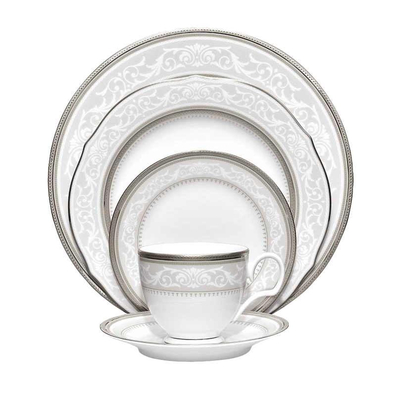 Vajilla Glendonald Platinum Noritake (96 piezas)