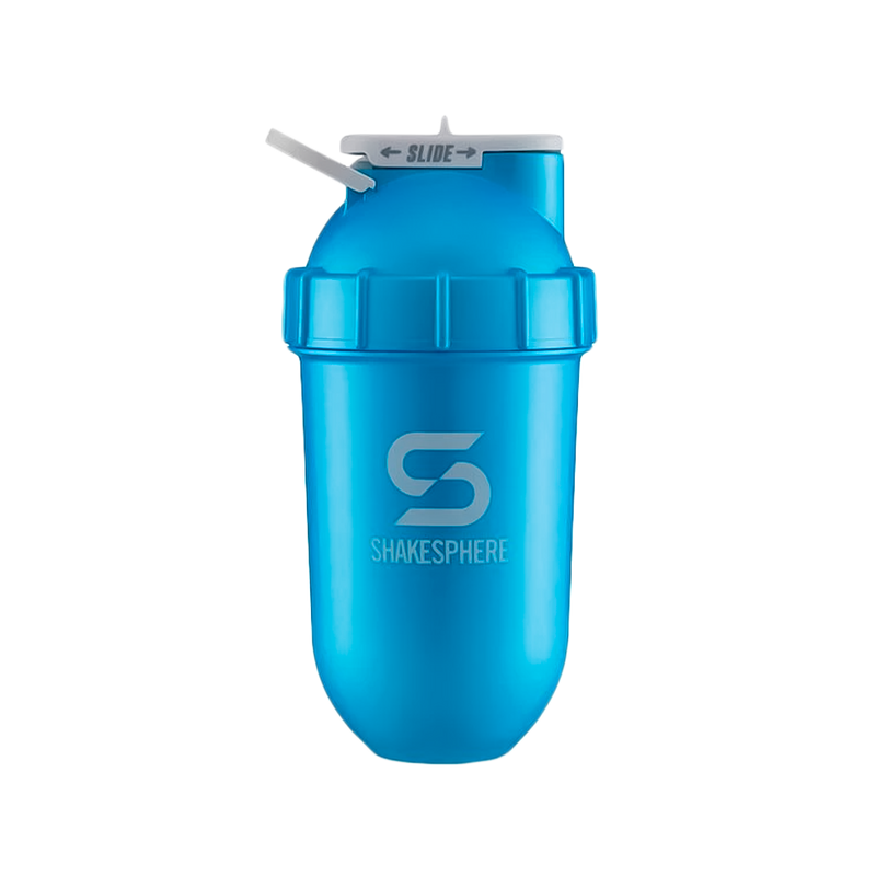 Protein Shaker Bottle 700ml Tumbler Original Metallic Cyan