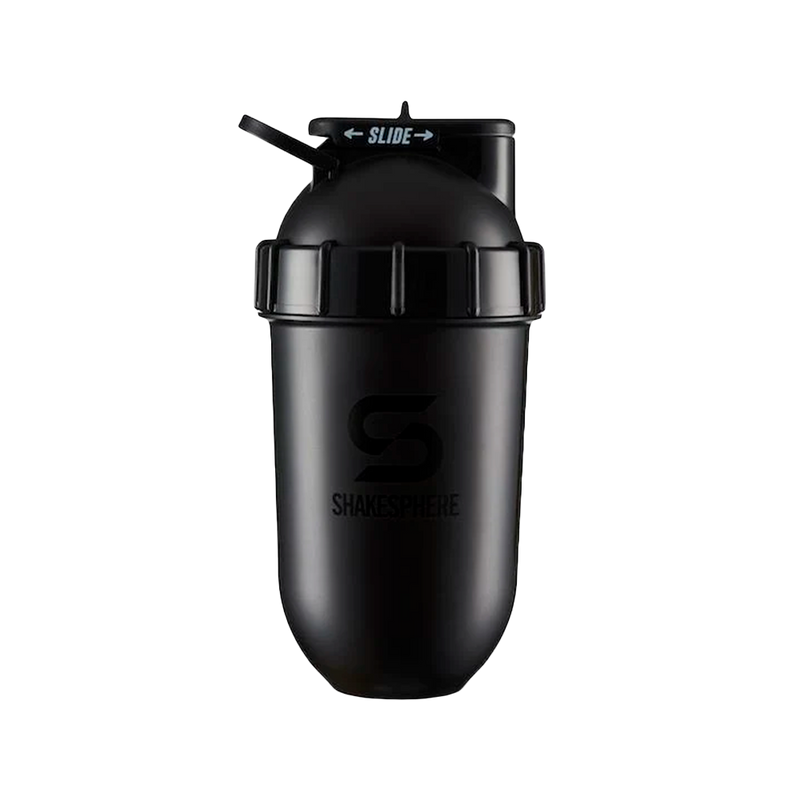 Protein Shaker Bottle 700ml Tumbler Original Glossy Black