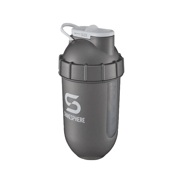 Protein Shaker Bottle 700ml Tumbler View Gun Metal