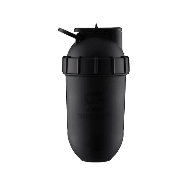 Protein Shaker Bottle 700ml Tumbler View Matte Black